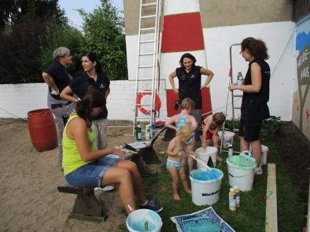 Auch die Kleinsten mischten ordentlich mit