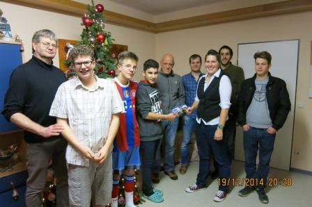 Mareike Petrak zu Besuch in Gruppe 8